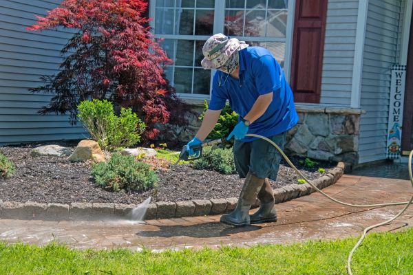 Brick Walkway Cleaning in Richmond